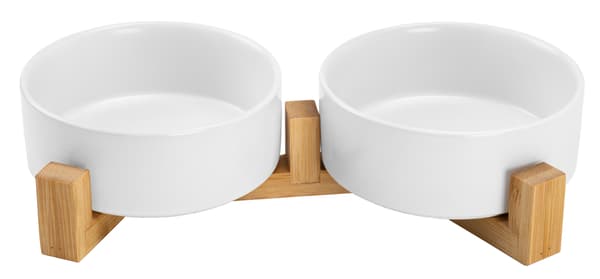 Keraamiset koirankupit 400ml 2x JAX valkoinen