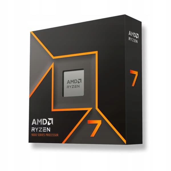 AMD Ryzen 7 9700X-processor, 8 kärnor, 16 trådar, 3,8 GHz, AM5
