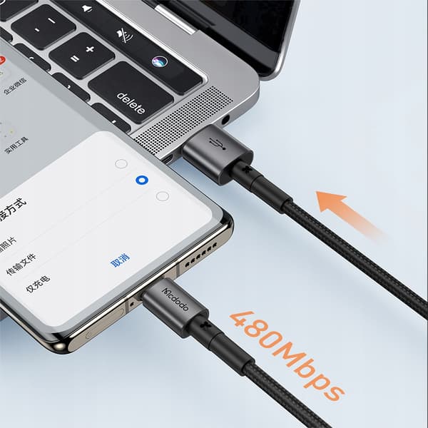 MCDODO USB-C-KABEL SNABBLADDNING FÖR SAMSUNG XIAOMI USB TYP C 6A 100W 2M