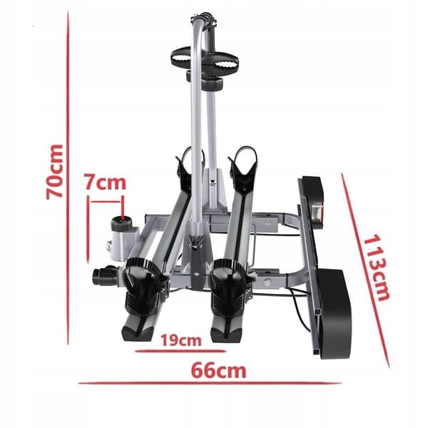 Amos Giro 2 cykelplatform til 2 cykler - 7 pinde