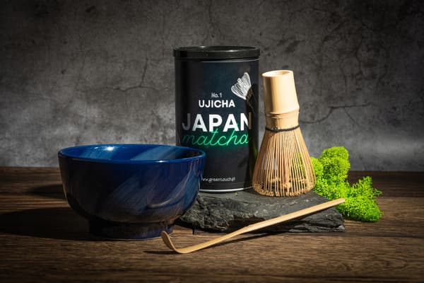 Sæt japansk matcha Ujicha skål og tilbehør