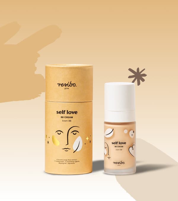 Resibo, Selvkærlighed - Creme BB solrig beige, 30 ml