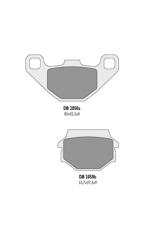 Delta Bromsbelägg KTM 125 D XC E XC E GS Brembo Bromsok 92 93