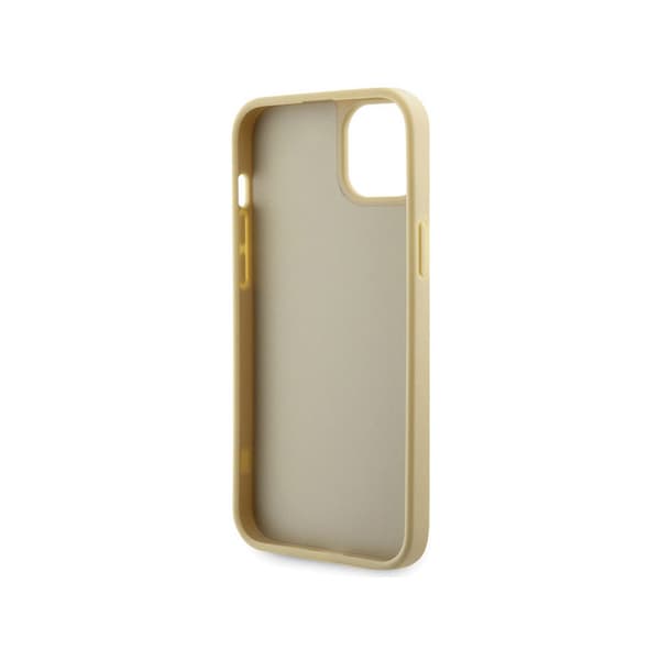 Guess Strass Triangle - iPhone 14 Plus -suojakuori (Kulta)