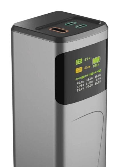 Powerbank HAMA Power Pack 20000 mAh High 65W Grå