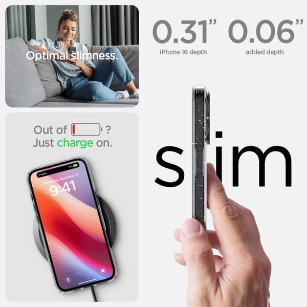 SPIGEN LIQUID CRYSTAL IPHONE 16 PLUS GLITTERKRISTALL
