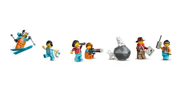 LEGO CITY 60470 TOG EXPLORERS' ARKTISK POLAR EXPRESS TOG