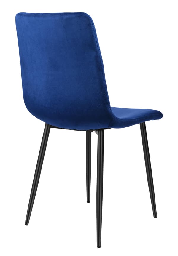 Dexter Velvet marinblå klädd fåtölj