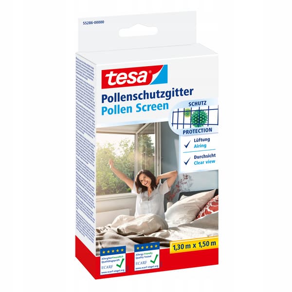 TESA Pollen Screen 1,3m x 1,5m antrasiitti