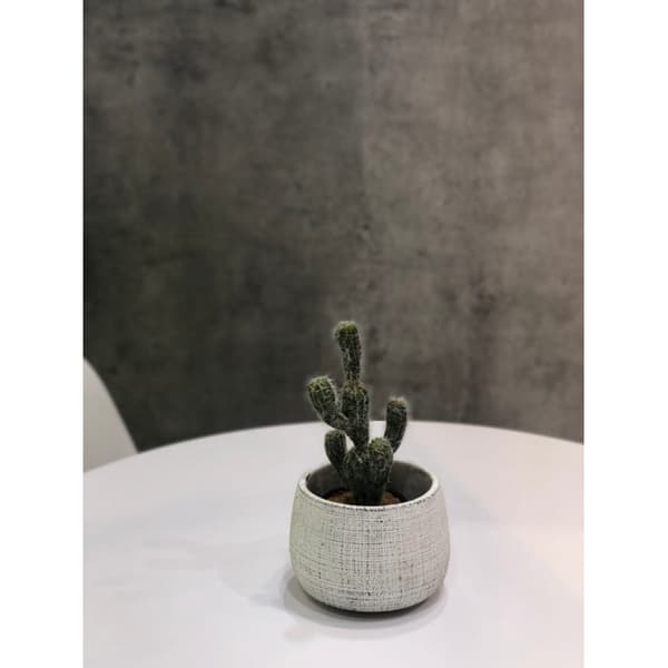 Beton urtepotteskjuler, grå, 17 cm