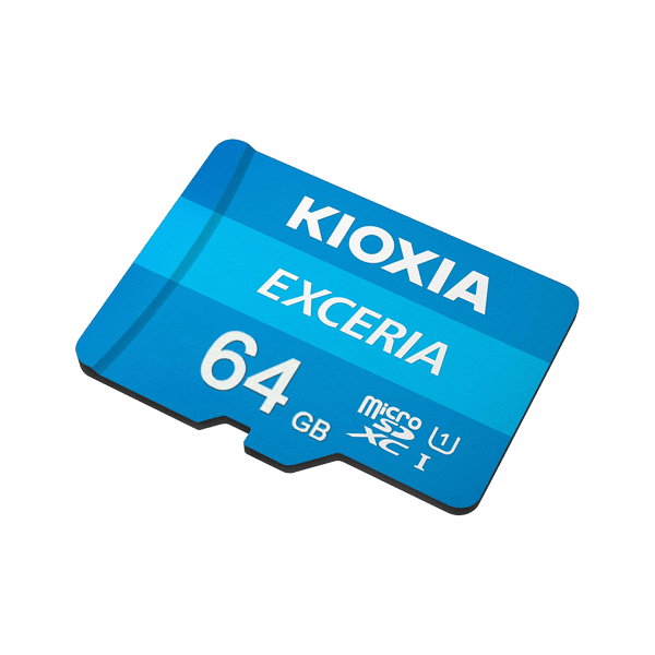 Kioxia 64GB UHS-I U1 microSD-hukommelseskort med adapter