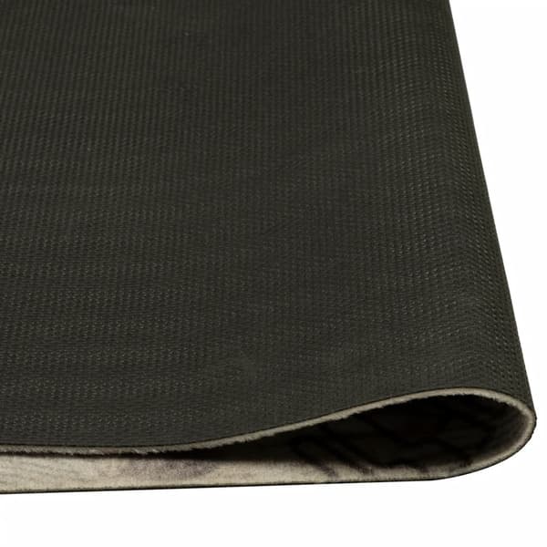 vidaXL Köksmatta kaffemönster, grå, 60x180 cm, sammet