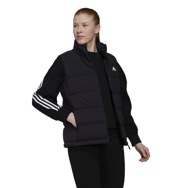 Naisten adidas HELIONIC DOWN -liivi musta HG6280 r S
