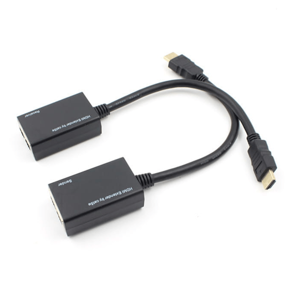 Forlænger EXTENDER HDMI RJ45 CAT-5e/6 op til 30m