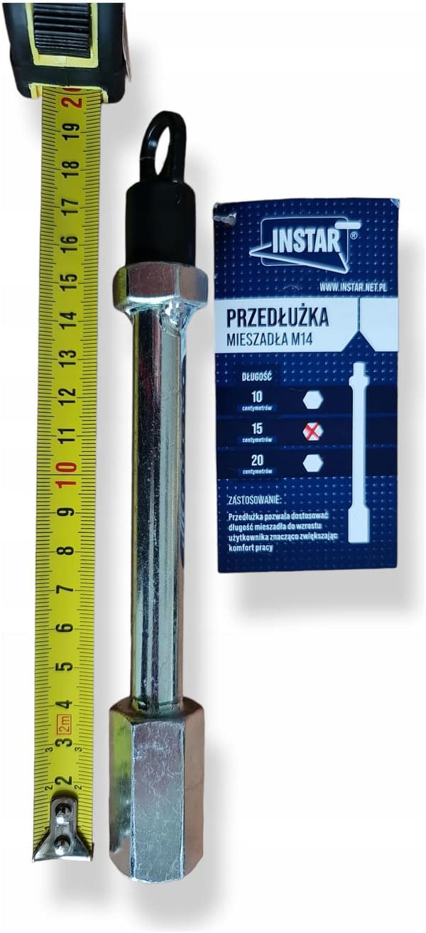SEKOITTIMEN JATKOVARREN PITUUS 15 cm M14