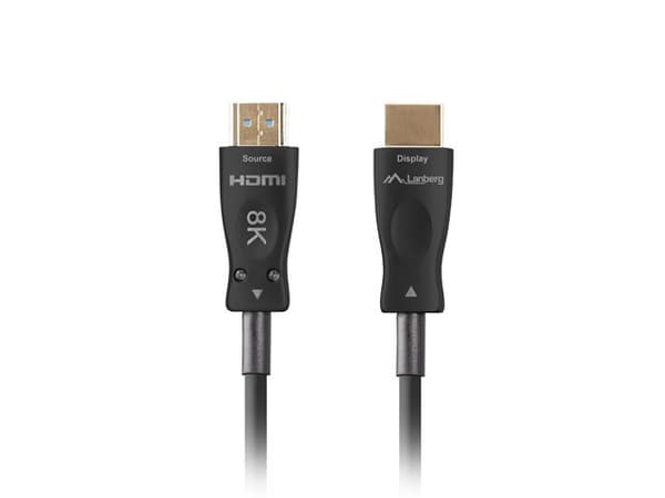 Lanberg M/M V2.1 HDMI-kaapeli 40m 8K Optinen Musta