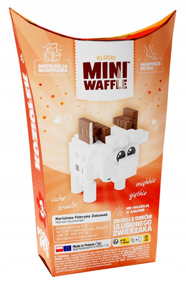 Marioinex Mini Waffle POCKET PETS - GEDE / GEDE sæt