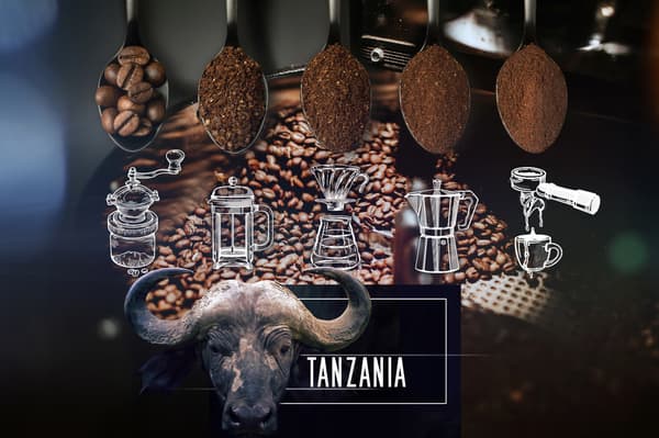 Nyrostat malet kaffe Arabica Tanzania 500g