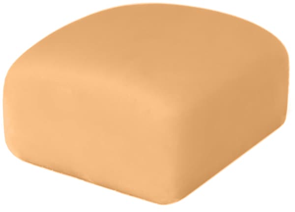 Hudfärgad plastglasyr 250g 1-pack.