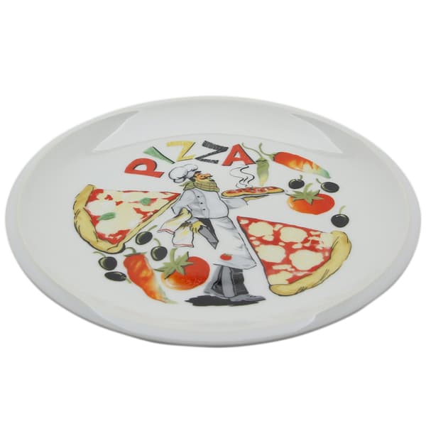 PIZZATALLRIK I PORSLIN 20,5 CM