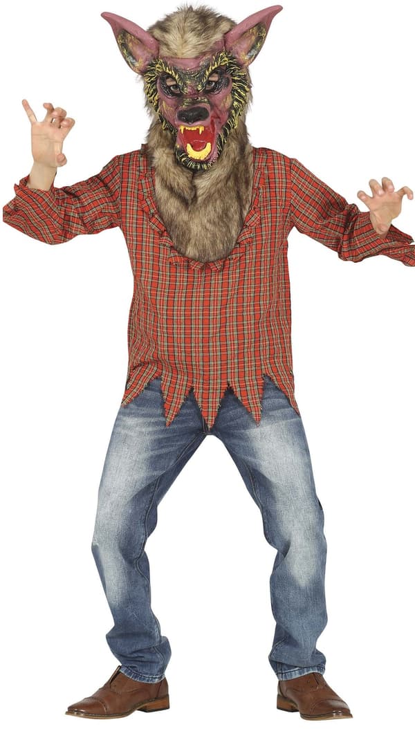 Varulvekostume til Halloween 5-6 år