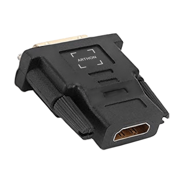 Kaksisuuntainen HDMI-naaras DVI-D-koiras -adapteri