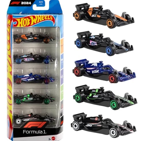 HOT WHEELS FORMULA 1 F1 5-PACK JGF58