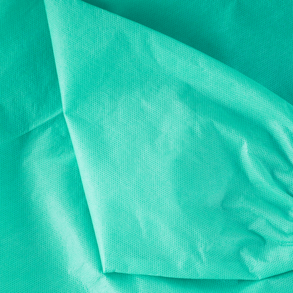 Engangsforklæde grønt L med elastik (24g non-woven stof) 10 stk.