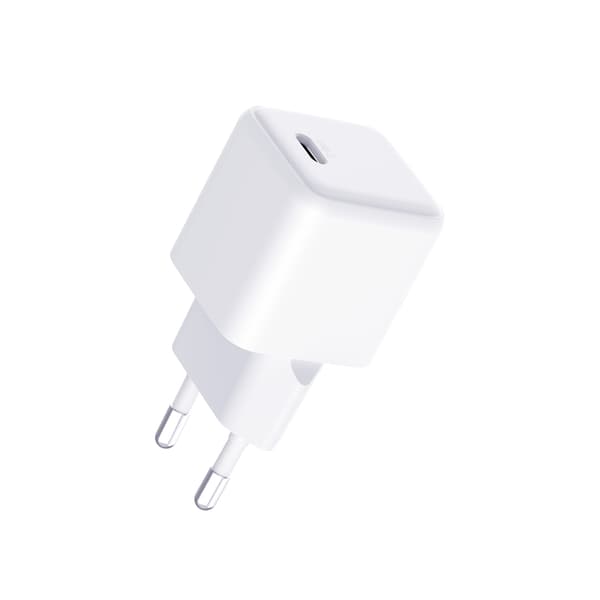 Tillbehör - 3mk Hyper Charger PD 25W+USB-kabel C till C Vit