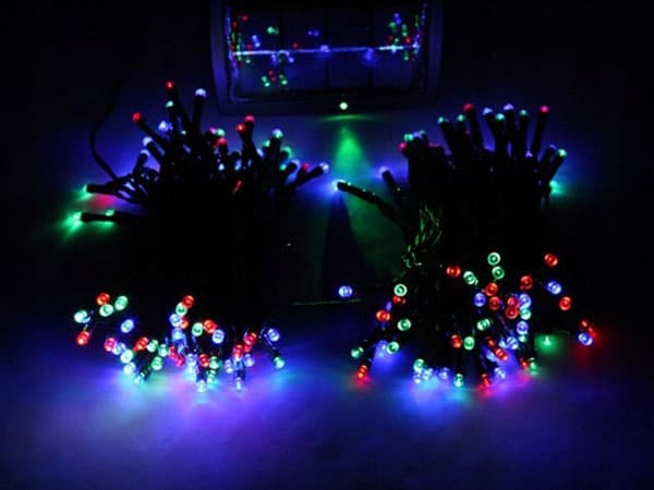 Multifarvet julelys 300 LED (60)
