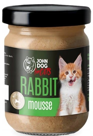 JD til katte | Killing | Vådfodermousse 100g - Kaninmousse 100g