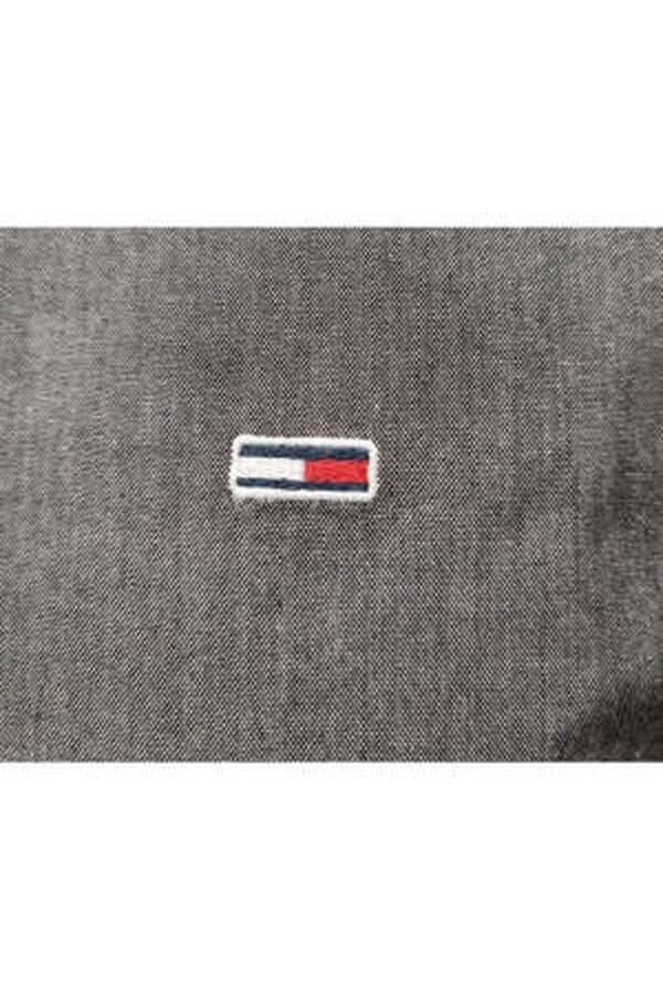 Tommy Hilfiger Jeans Herrskjorta, Grafitgrå, Storlek M