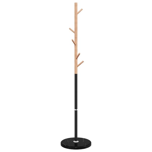 vidaXL stående knagerække sort 172 cm malet jern