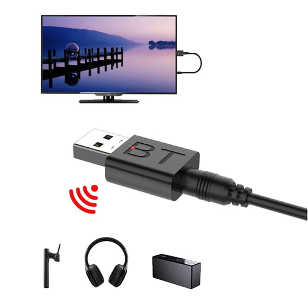 Adapteri lähetin vastaanotin Bluetooth 5.0 3,5 mm:n jack-liitäntä