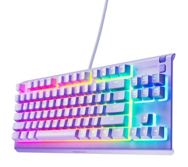 SteelSeries Apex 3 TKL Purple -näppäimistö