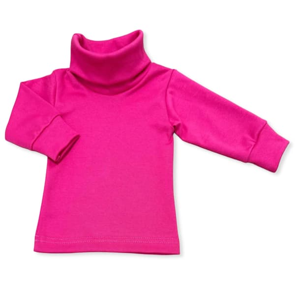 Varm børne-T-SHIRT MED PULLT HALS 122