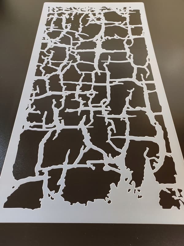 Gipsmodell 92 cm Arkitektonisk betongputs