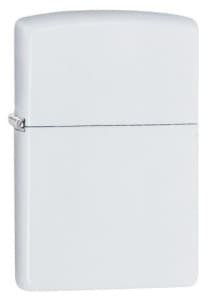 Zippo lighter hvid mat 60001194