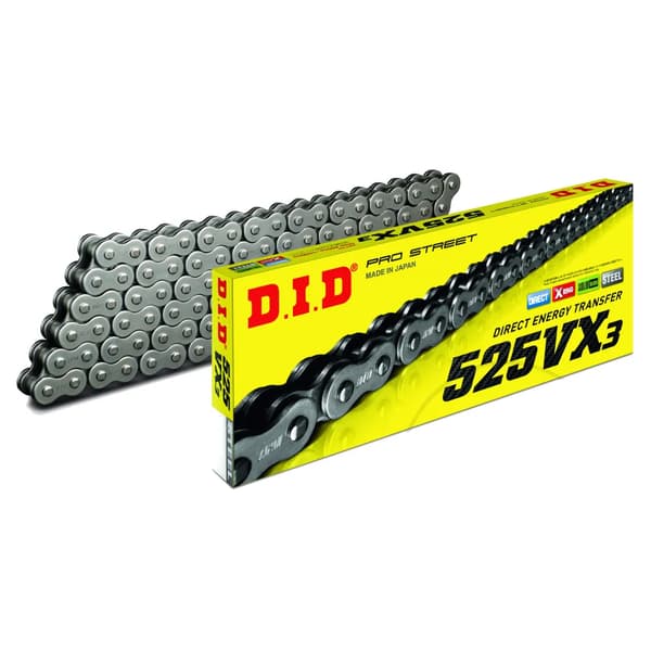 DID 525VX3/124 X-Ring öppen drivkedja med nit