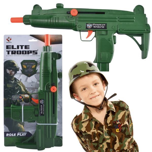 Gevärspistol Militärutrustning Soldatleksak för barn