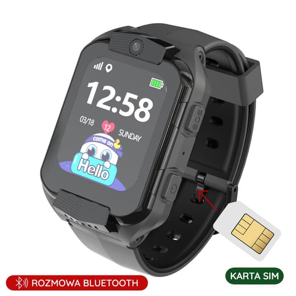 Barnklocka PACIFIC 32-1 KIDS - svart (sy028a)