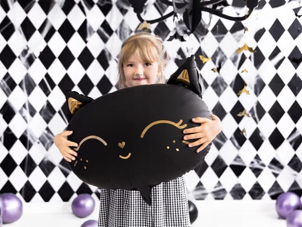 Kattungfolieballong 48x36cm svart
