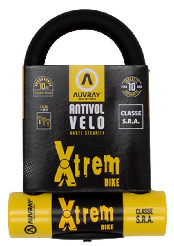 AUVRAY U-LOCK U-XTREM-spänne 80 x 150 mm, stiftdiameter 16 mm