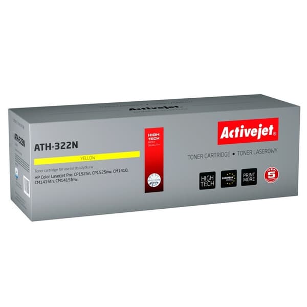 ActiveJet ATH-322N toner til HP 128A CE322A gul, 1300 sider