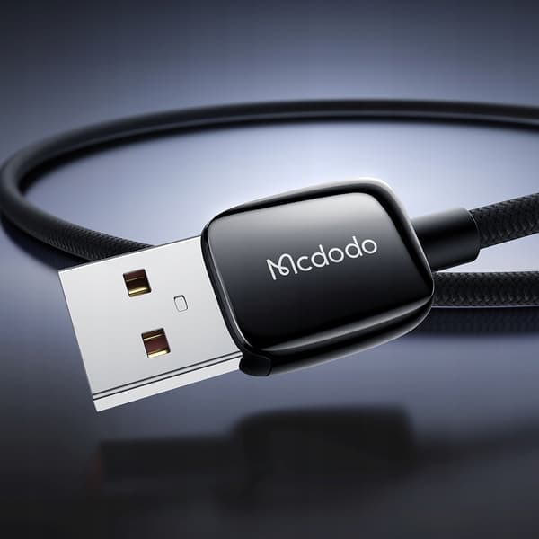 MCDODO LADDNINGSKABEL USB-A USB-C SNABBLADDNING FÖR IPHONE TYP C 1M LED