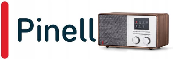 Pinell Supersound 301 nätansluten batteriradio DAB+, FM, WiFi