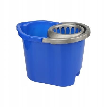 Mopphink med vridare 13 l blå