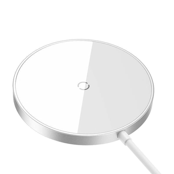 Baseus Simple Mini3 15W magnetisk induktiv laddare (silver)