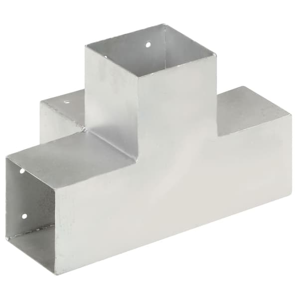 vidaXL X-formet forbindelse, galvaniseret metal, 101x101 mm