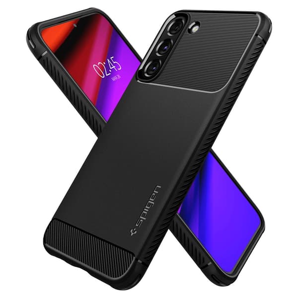 SPIGEN RUGGED ARMOR GALAXY S22 MATTSVART